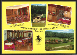 AK Goldmühl I. Fichtelgebirge, Gasthof-Pension Schwarzes Ross, Grampp  - Other & Unclassified