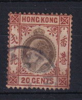 Hong Kong: 1903   Edward    SG Z191     20c  [Canton Postmark]  Used - Oblitérés