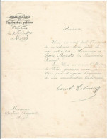 Russie Arménie Russia Armenia Autographe Lettre Signée Ivan Davidovich Delianov 1896 Homme D'état Ministre - Personnages Historiques