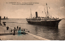 NÂ°41293 Z -cpa Casablanca -arrivÃ©e Du "Volubilis" - Steamers