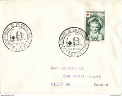 NÂ°1207 V -cachet Centenaire De La Croix Rouge -Rouen- - Croce Rossa