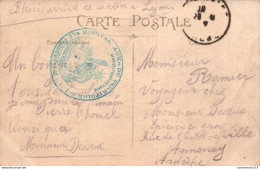 NÂ°40950 Z -cachet HÃ'pital Auxiliaire Du Territoire- NÂ°101 (?) - 1. Weltkrieg 1914-1918