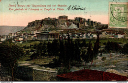 NÂ°42339 Z -cpa Vue GÃ©nÃ©rale De L'Acropole Et Temple De ThÃ©sÃ©e- - Grèce