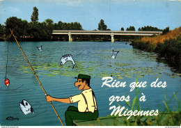 NÂ°42134 Z -cpsm Rien Que Des Gros Ã  Migennes - Fishing