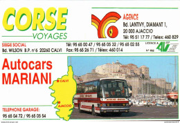 NÂ°2040 W -carte Publicitaire Autocars Mariani - Un Setra- - Buses & Coaches