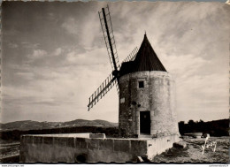 NÂ°1989 W -cpsm Fontvieille -le Moulin- - Windmills