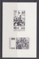 DDR 2812/2813 Sd, Schwarzdruck, Postfrisch **, Junior-Sozphilex, 1983 - 1981-1990