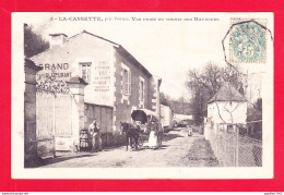 F-86-La Cassette-01Ph110 Vue Prise Du Chemin Des Rataudes, Attelage, Restaurant, Cpa BE - Other & Unclassified