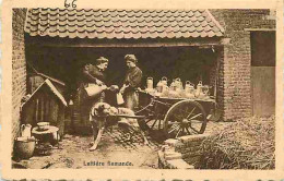 Belgique - Milchkarren - Laitière Flamande - Animée - Chien - Folklore - CPA - Voir Scans Recto-Verso - Old Professions