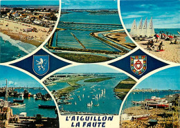 85 - L'Aiguillon Sur Mer - La Faute Sur Mer - Multivues - Scènes De Plage - Blasons - CPM - Voir Scans Recto-Verso - Autres & Non Classés