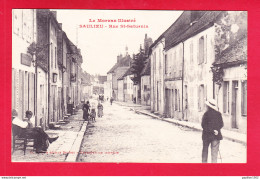 F-21-Saulieu-04A48  La Rue St Saturnin, Petite Animation, Cpa BE - Saulieu