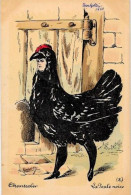 CPA Chantecler Non Circulé Type Sager Par Roberty Poule Noire - Robert