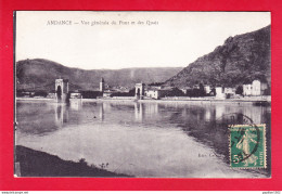 F-07-Andance-01D01  Vue Générale Du Pont Et Des Quais, Cpa BE - Altri & Non Classificati