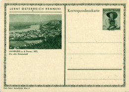 X0751 Austria, Statioery Card 1S. Postkarte, Lernt Osterreich Kennen ! Haimburg A.d. Donau - Briefkaarten