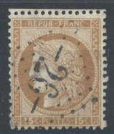 Lot N°83617   Variété/n°55, Oblitéré GC -26- AILLANT-S/THOLON(83), Indice 4, Fond Ligné Vertical - 1871-1875 Cérès