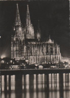 23898 - Nächtliches Köln - Dom Im Festlicht - 1957 - Koeln