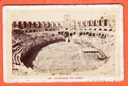 34127 /⭐ ARLES 30-Gard Vue Interieure Des Arenes 1890s Photographie CDV 10,5x6,8cm - Antiche (ante 1900)