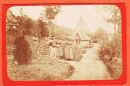 34121 /⭐ Photographie 1890s Paysannes AuvergnatesVignes Jardin Potager Chazumières Toit Pointu 16,2x10,8cm - Antiche (ante 1900)