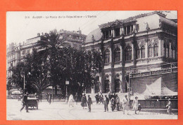 34139 /⭐ ALGER Algerie Opera Place Republique à BOURDONNET Infirmiere Ecole Normale Clermont-Ferrand I.P.S 218 - Algiers