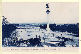 34016 /⭐ BORDEAUX 33-Gironde Monument Des GIRONDINS Place QUINCONCES 1920s Editions Bleutée LEVY NEURDEIN 193 - Bordeaux