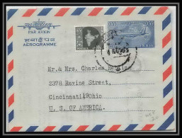 1902/ Inde (India) Entier Stationery Aerogramme Air Letter N°36 Pour Usa - Aérogrammes