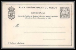 1809/ état Indépendant Du Congo Entier N° 4 Neuf Tb Stationery Carte Postale (postcard)  - Storia Postale