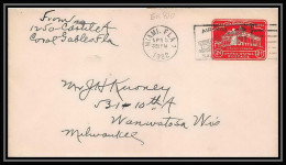 3354/ USA Entier Stationery Enveloppe (cover) Washington 1932 Airmail Cancel - 1921-40