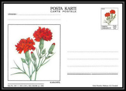 2592/ Turquie (Turkey) Entier Stationery Carte Postale (postcard) Fleurs (plants - Flowers) Karanfil 1983 Neuf Tb - Postal Stationery