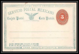 3678/ Mexique (Mexico) Entier Stationery Carte Postale (postcard) N°52 3c Neuf (mint) Tb 1893 - Mexique