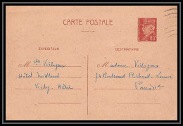 4941 Type Petain 80c France Carte Interzone Vichy Zone Occupee Guerre 1941 Entier Postal Stationery - Cartes Postales Types Et TSC (avant 1995)