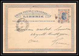 4765 Pour Chapelle Montligeon Orne 1901 Carte Postale Liberia Entier Postal Stationery - Liberia