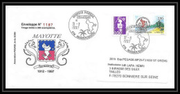 5201/ 1997 Association Pegase Aviation Legere France Mayotte Lettre Cover - Covers & Documents