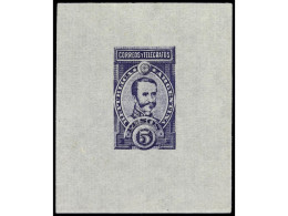 ARGENTINA. 1888. 5 Pesos. Conjunto De 6 Pruebas En Diferentes Colores, Papel Fino. Km 108. Yv.88. - Other & Unclassified