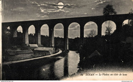 NÂ°35601 Z -cpa Dinan -le Viaduc Au Clair De Lune- - Bridges