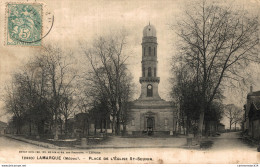 NÂ°35552 Z -cpa Lamarque -place De L'Ã©glise St Seurin- - Autres & Non Classés