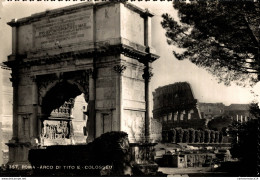 NÂ°38167 Z -cpsm Roma -arco Di Tito E Colosseo- - Colisée