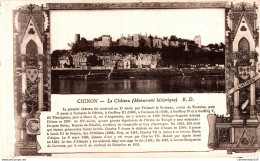 NÂ°38021 Z -cpa Chinon -le ChÃ¢teau- - Castles