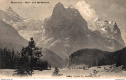 NÂ°38706 Z -cpa Rosenlaui -Well- Und Wetterhorn- - Autres & Non Classés