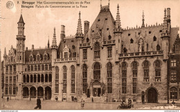 NÂ°38711 Z -cpa Bruges -palais Du Gouvernement Et La Poste- - Brugge
