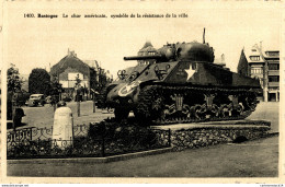 NÂ°38361 Z -cpsm Bastogne -le Char AmÃ©ricain- - Guerre 1939-45