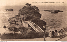 NÂ°39129 Z -cpa Biarritz -le Rocher Du Basta- - Biarritz