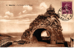 NÂ°39124 Z -cpa Biarritz -rocher De La Vierge- - Biarritz