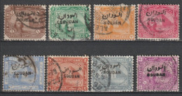 SUDAN - 1897 - SERIE COMPLETE YVERT N°1/8 OBLITERES - COTE = 125 EUR - Soudan (...-1951)