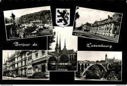 NÂ°39653 Z -cpsm Bonjour De Luxembourg -multivues- - Luxemburg - Town