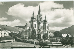 Mariazell 1957; Gnadenkirche - Gelaufen. (P. Ledermann - Wien) - Mariazell