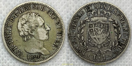 2572 ITALIA 1826 ITALIAN SARDINIA 1 LIRA 1826 - Monnaies Féodales