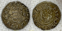 2758 HUNGRIA 1628 1 DENÁR FERDINAND II 1628 KB - Hongrie