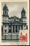 X0761 Spain, Maximum Card 1939   Cathedral Of Pamplona  Pour La Patria - Tarjetas Máxima