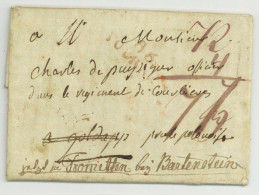Chastenet De Puysegur LA De Deux Freres Generaux 1802 à Leurs Fils/neveu En Emigration En Pologne - Historische Personen