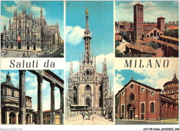 AJYP8-0693-ITALIE - SALUTI DA MILANO - Andere & Zonder Classificatie